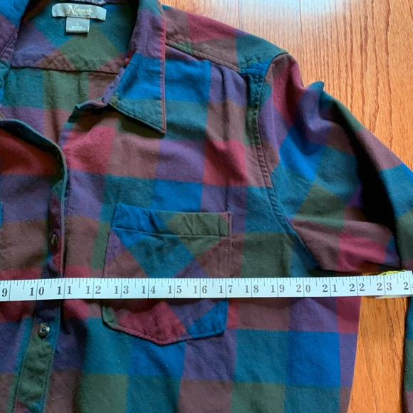 Natural Reflections men’s size 1X, plaid button down - Picture 3 of 7